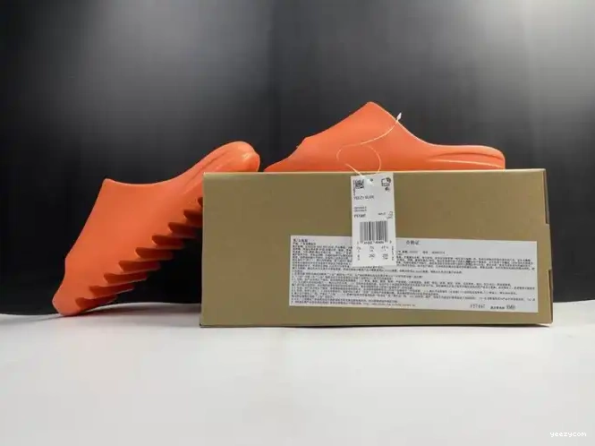 Slide Orange Yeezy Adidas FY7497 0531